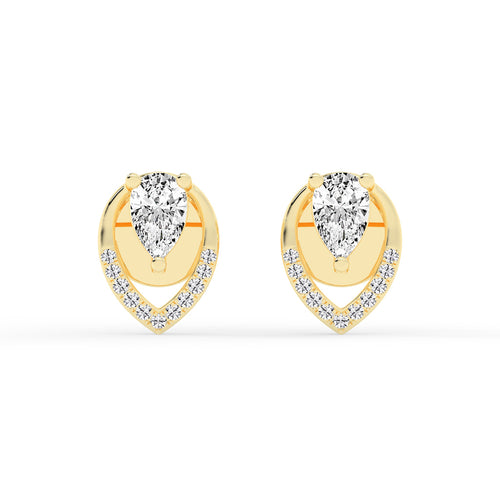 Lyra Pear Studs