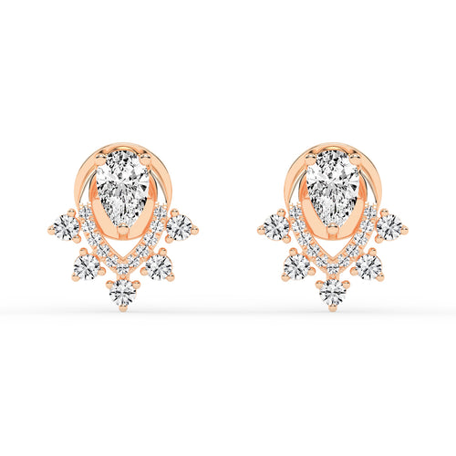 Aurora Drip â€“ Teardrop Cluster Earrings