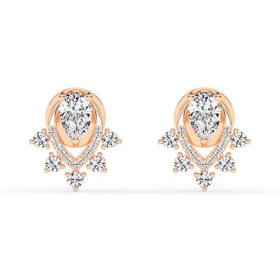 Aurora Drip â€“ Teardrop Cluster Earrings