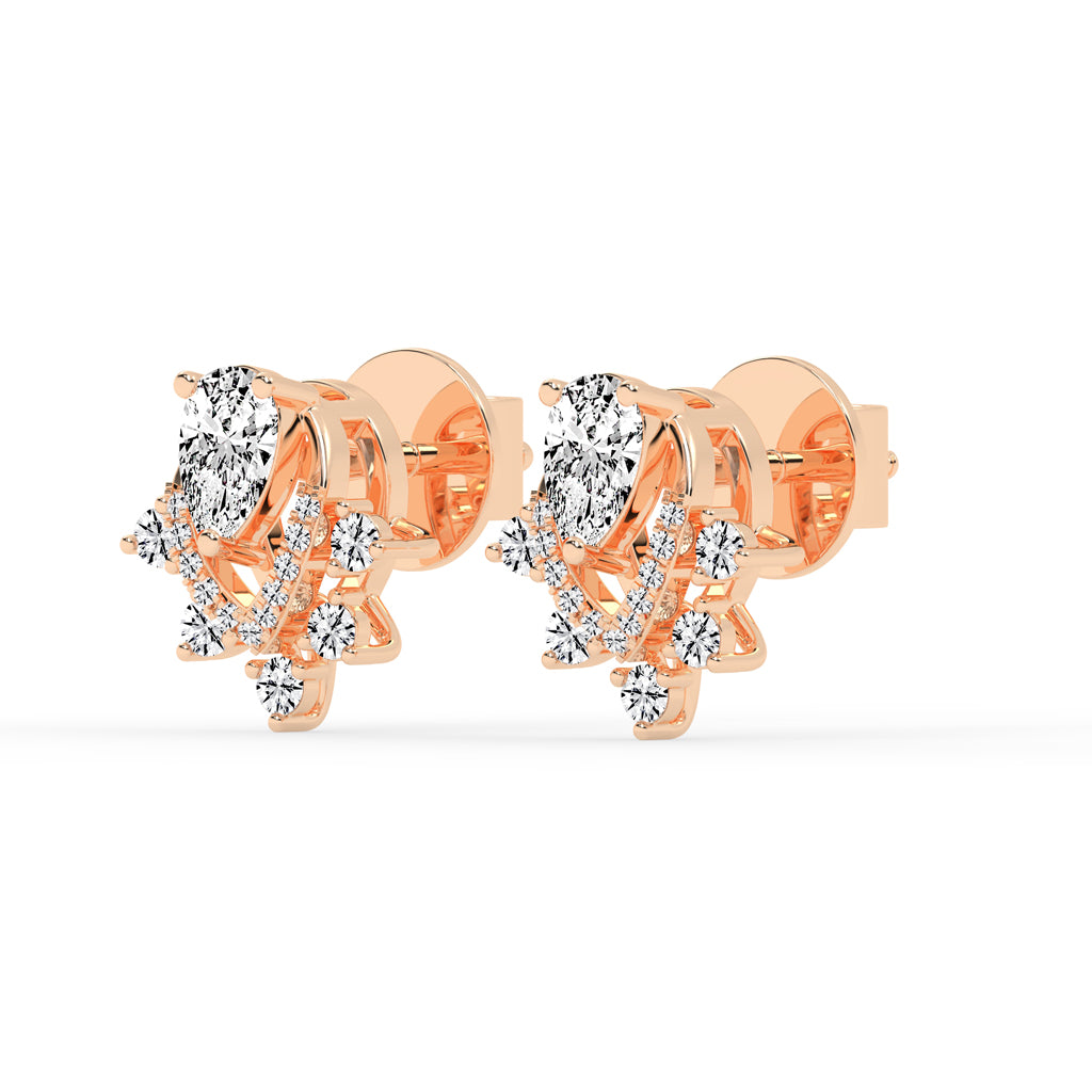 Aurora Drip â€“ Teardrop Cluster Earrings