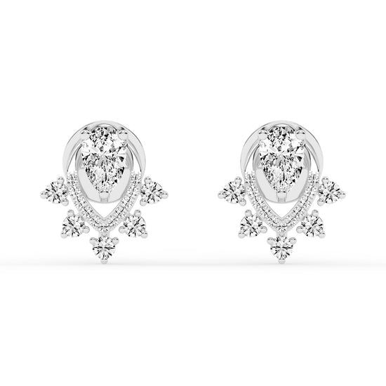 Aurora Drip â€“ Teardrop Cluster Earrings
