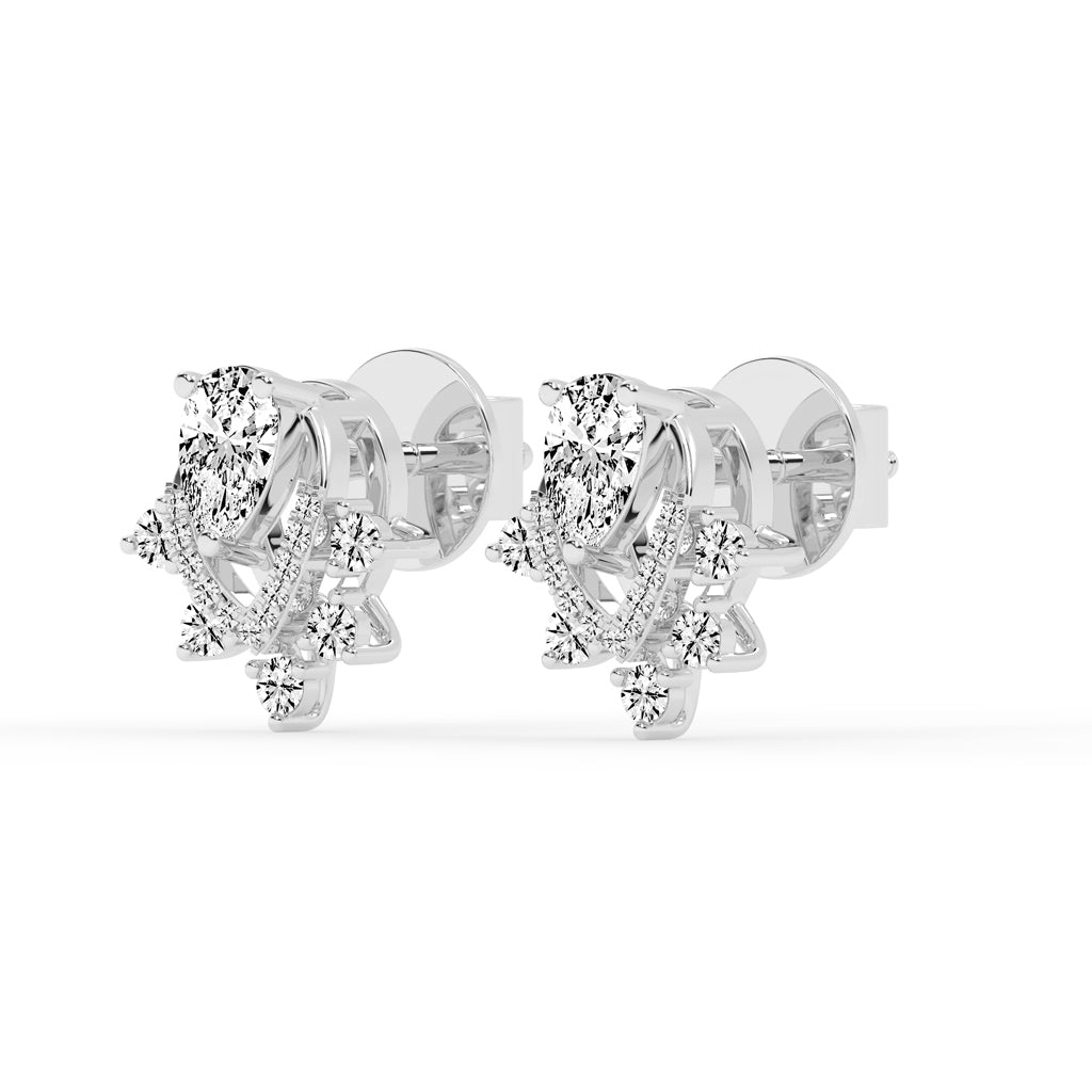 Aurora Drip â€“ Teardrop Cluster Earrings