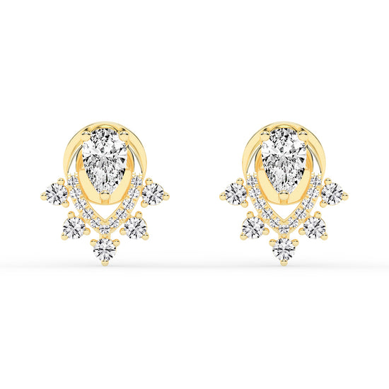 Aurora Drip â€“ Teardrop Cluster Earrings