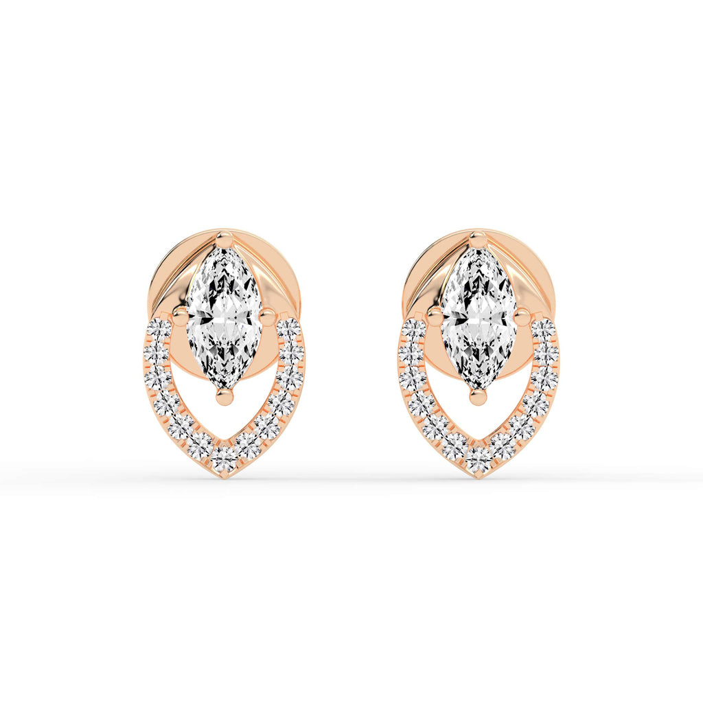Virelle Spark â€“ Marquise Halo Earrings