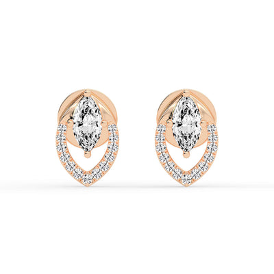 Virelle Spark â€“ Marquise Halo Earrings