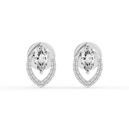 Virelle Spark â€“ Marquise Halo Earrings