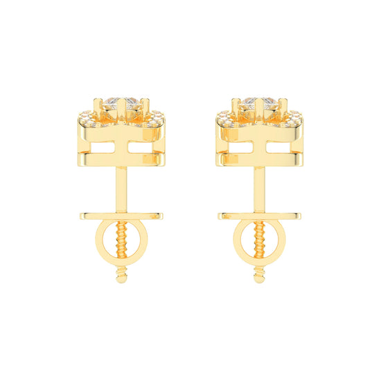 Virelle Spark â€“ Marquise Halo Earrings