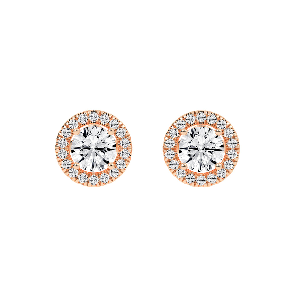 Luna Gleam â€“ Double Halo Studs