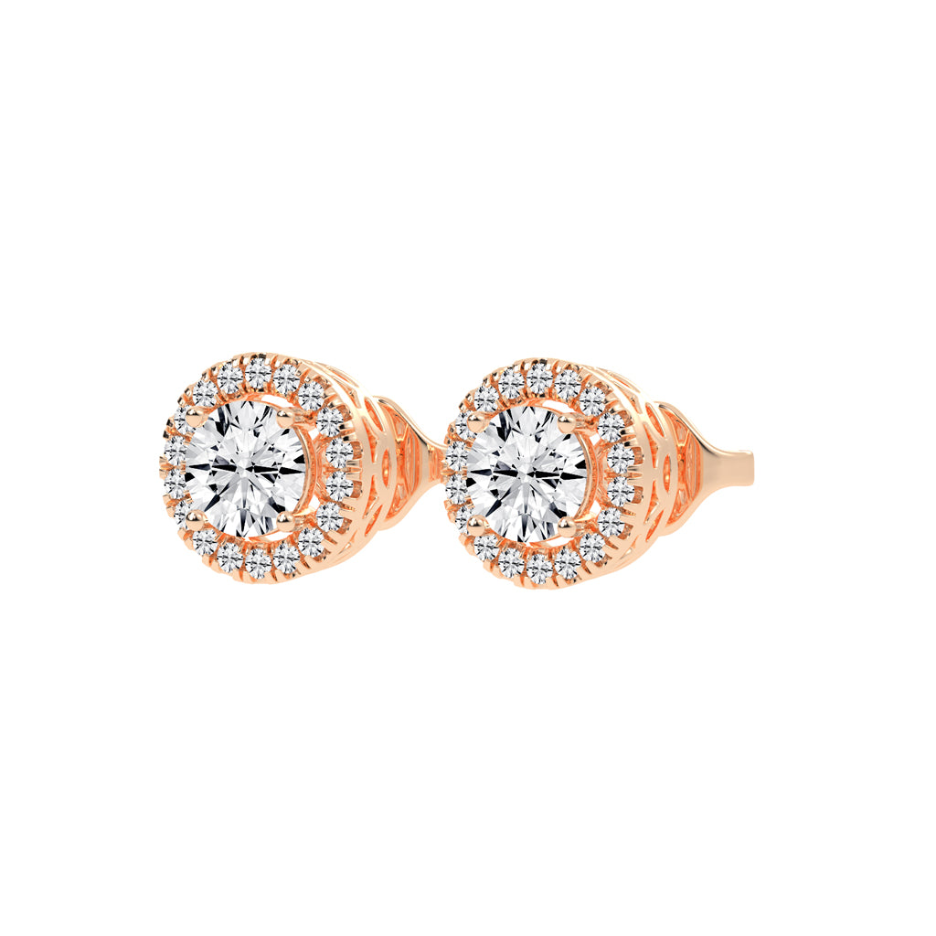 Luna Gleam â€“ Double Halo Studs