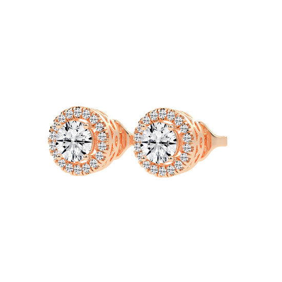 Luna Gleam â€“ Double Halo Studs