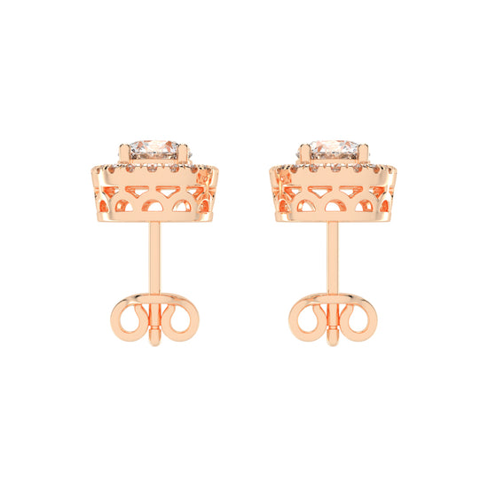 Luna Gleam â€“ Double Halo Studs