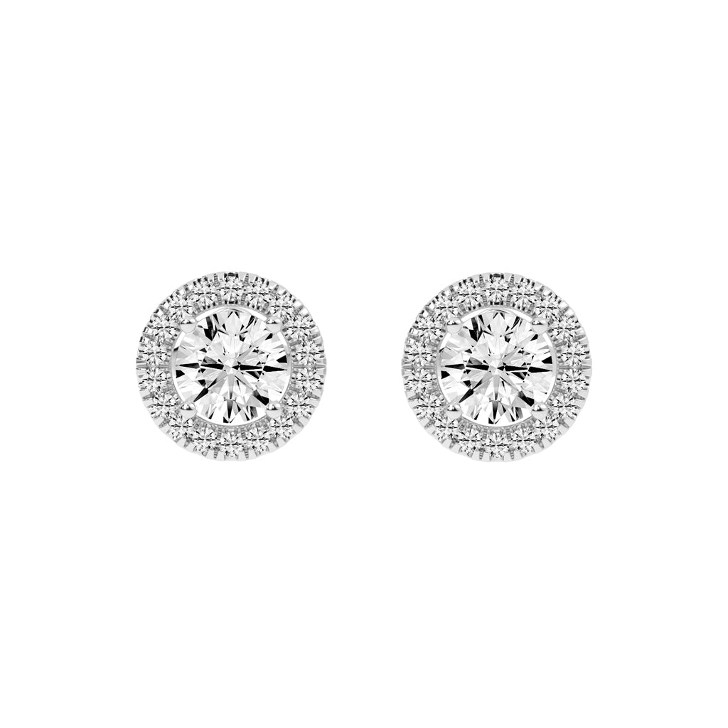 Luna Gleam â€“ Double Halo Studs