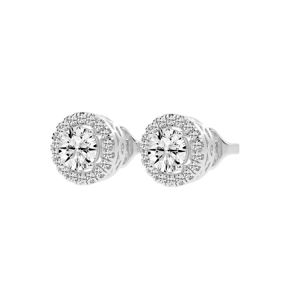 Luna Gleam â€“ Double Halo Studs