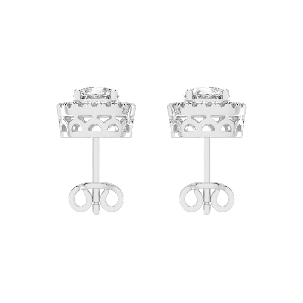 Luna Gleam â€“ Double Halo Studs