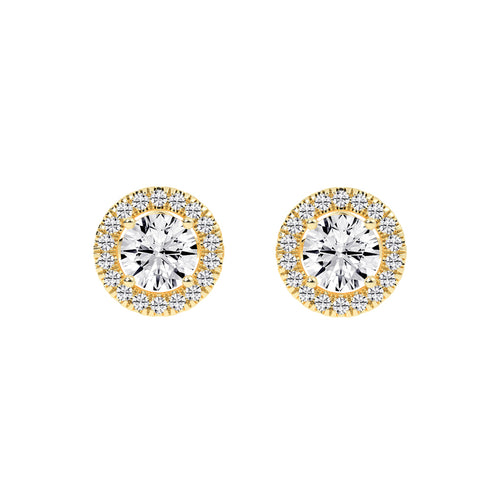 Luna Gleam â€“ Double Halo Studs