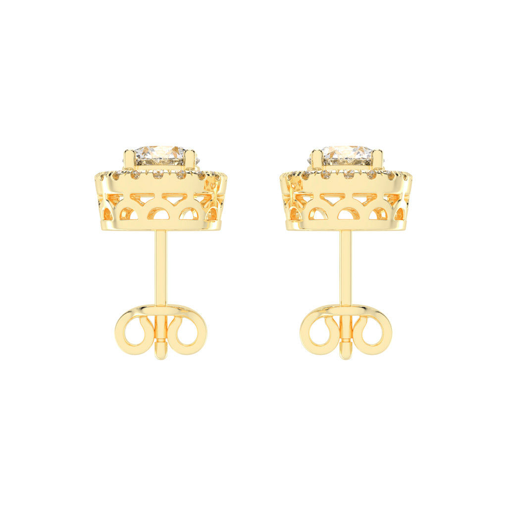 Luna Gleam â€“ Double Halo Studs