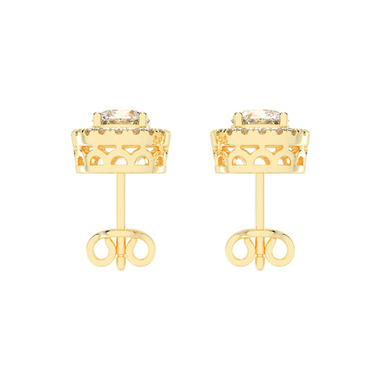 Luna Gleam â€“ Double Halo Studs