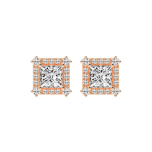 Cavara Classic Lab Diamond Stud Earrings