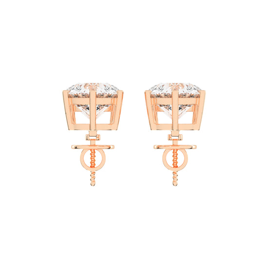 Twin Star Dual Diamond Drop Earrings