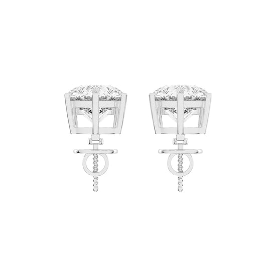 Twin Star Dual Diamond Drop Earrings