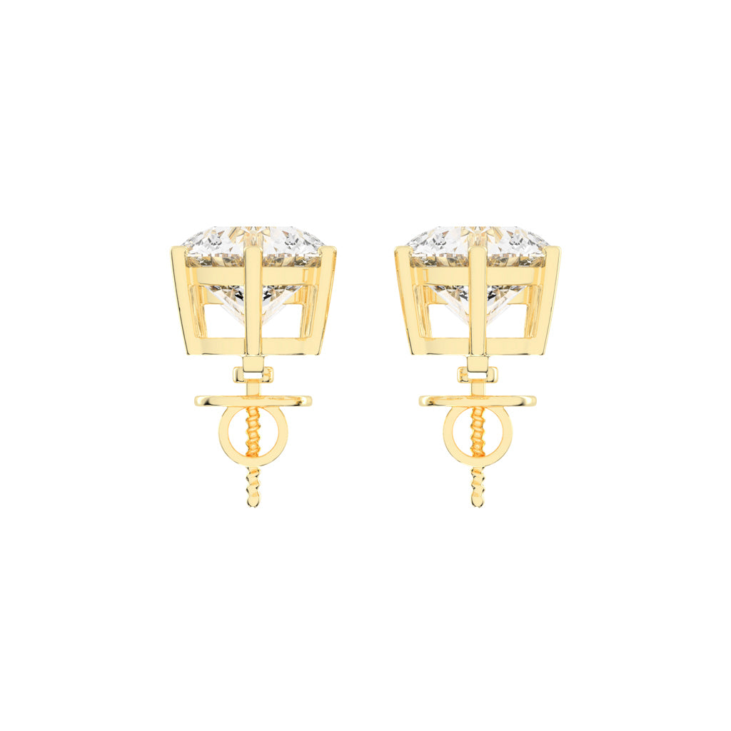 Twin Star Dual Diamond Drop Earrings