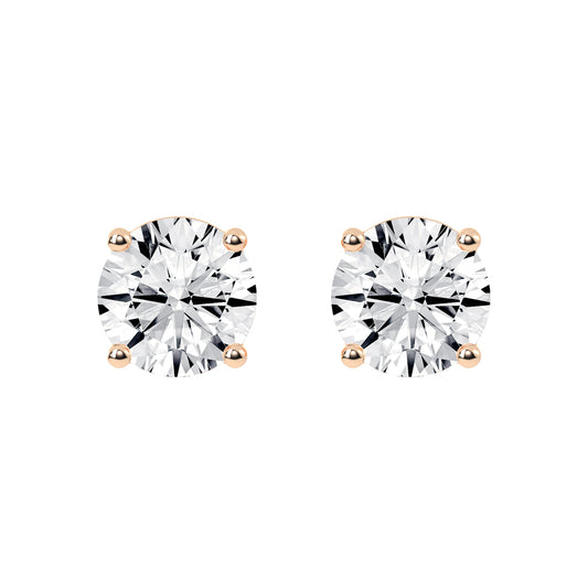 Serenya Pure Lab Diamond Stud Earrings