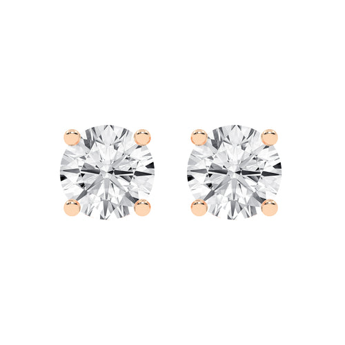 Lunara Essential Lab Diamond Stud Earrings