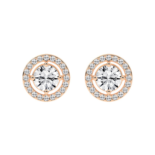 Caelina Grace Lab Diamond Stud Earrings