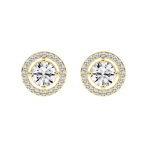 Caelina Grace Lab Diamond Stud Earrings