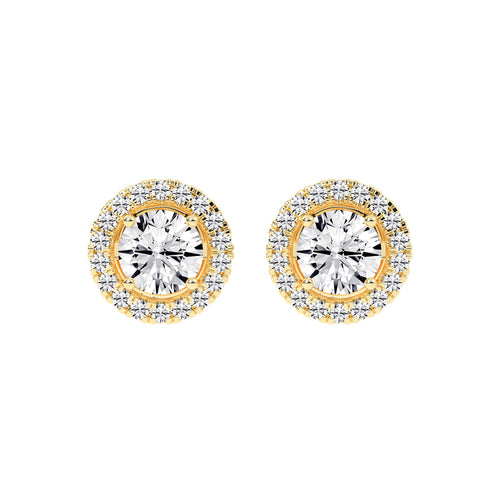 Isara Eternal Lab Diamond Stud Earrings