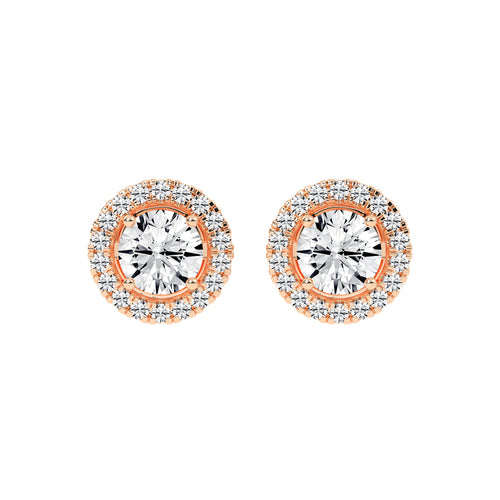 Isara Eternal Lab Diamond Stud Earrings