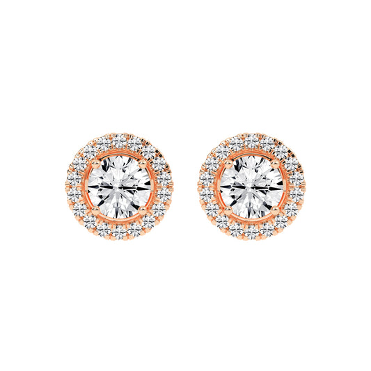 Isara Eternal Lab Diamond Stud Earrings