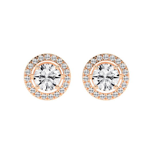 Maelis Everyday Luxe Lab Diamond Stud Earrings