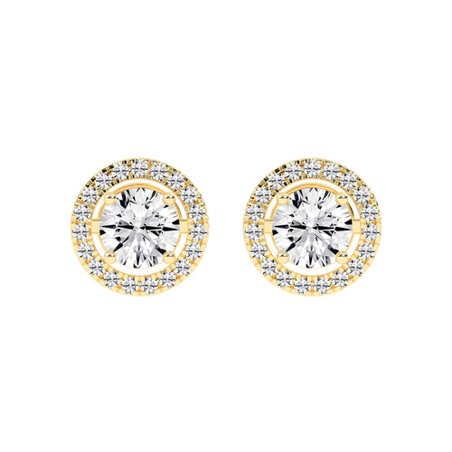 Maelis Everyday Luxe Lab Diamond Stud Earrings