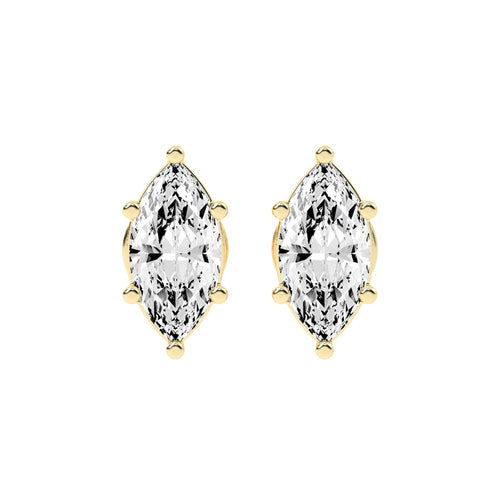 Zarela Everyday Brilliance Lab Diamond Stud Earrings