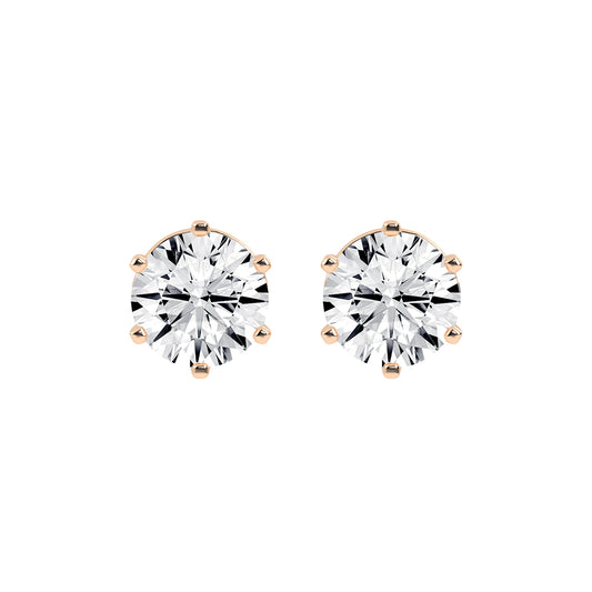 Nerina Glow Lab Diamond Stud Earrings