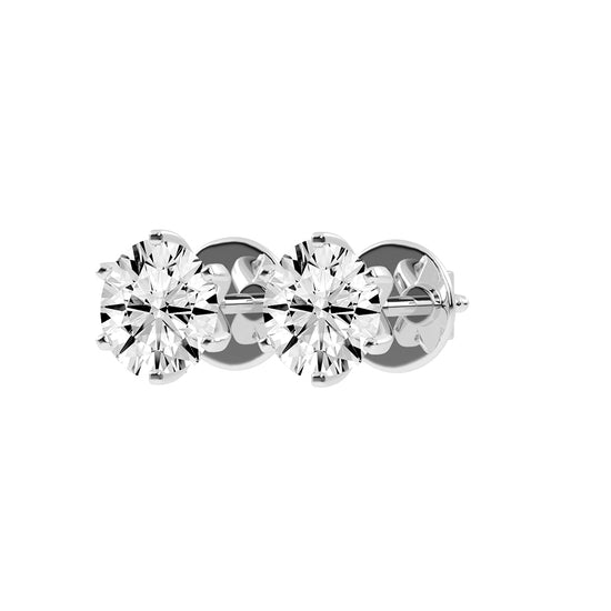 Nerina Glow Lab Diamond Stud Earrings