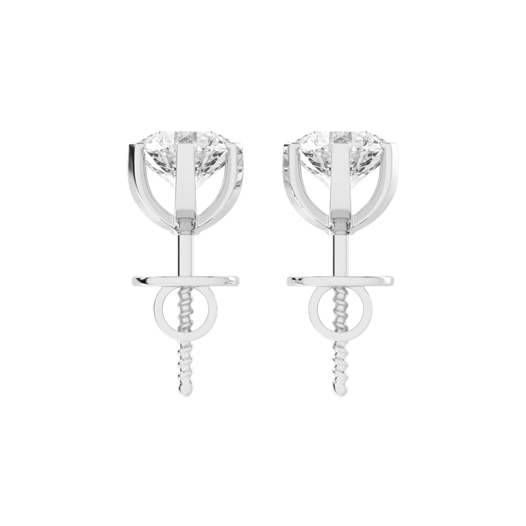 Vertex Sparkle Triangle Frame Earrings