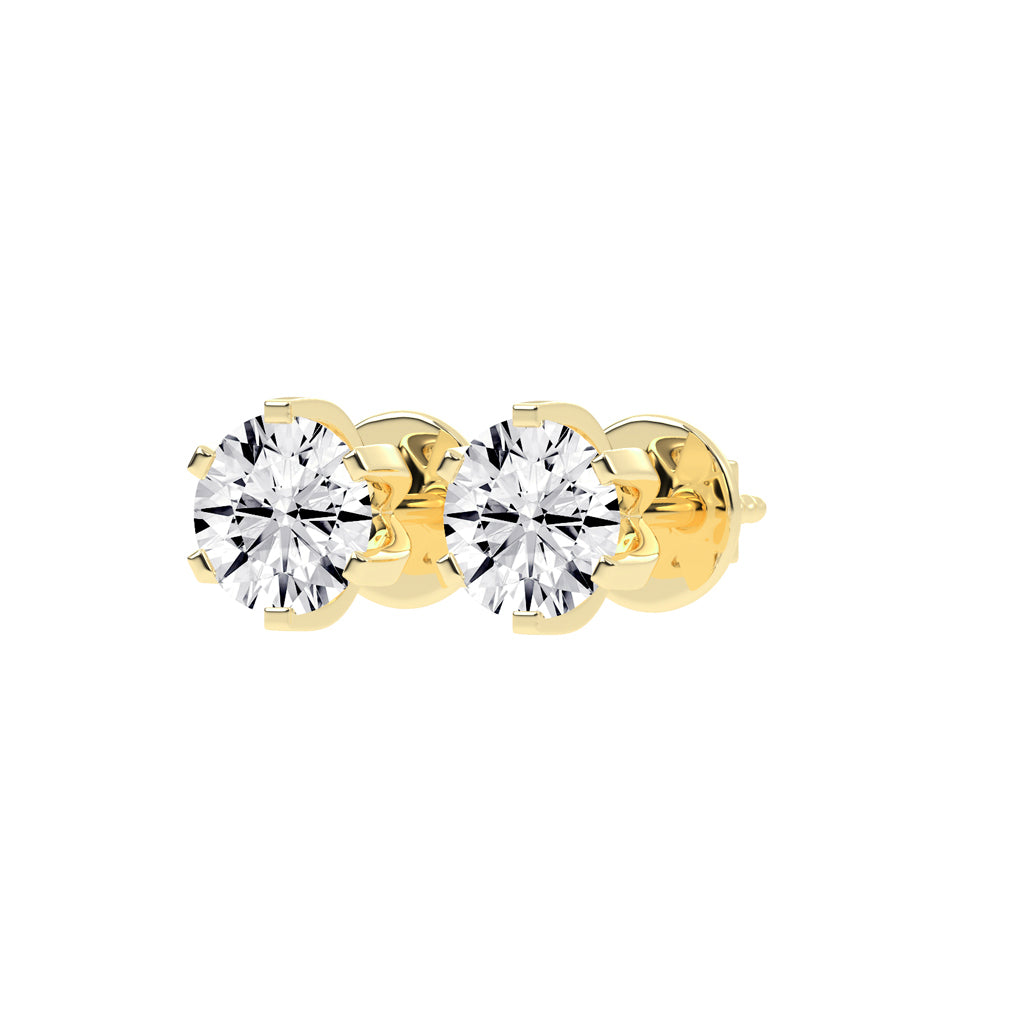 Vertex Sparkle Triangle Frame Earrings