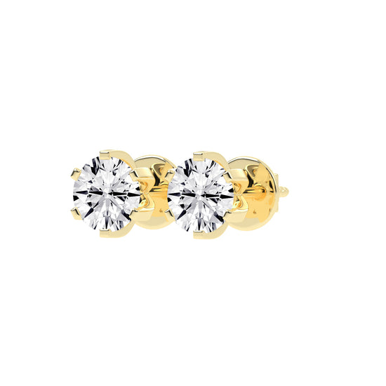 Vertex Sparkle Triangle Frame Earrings