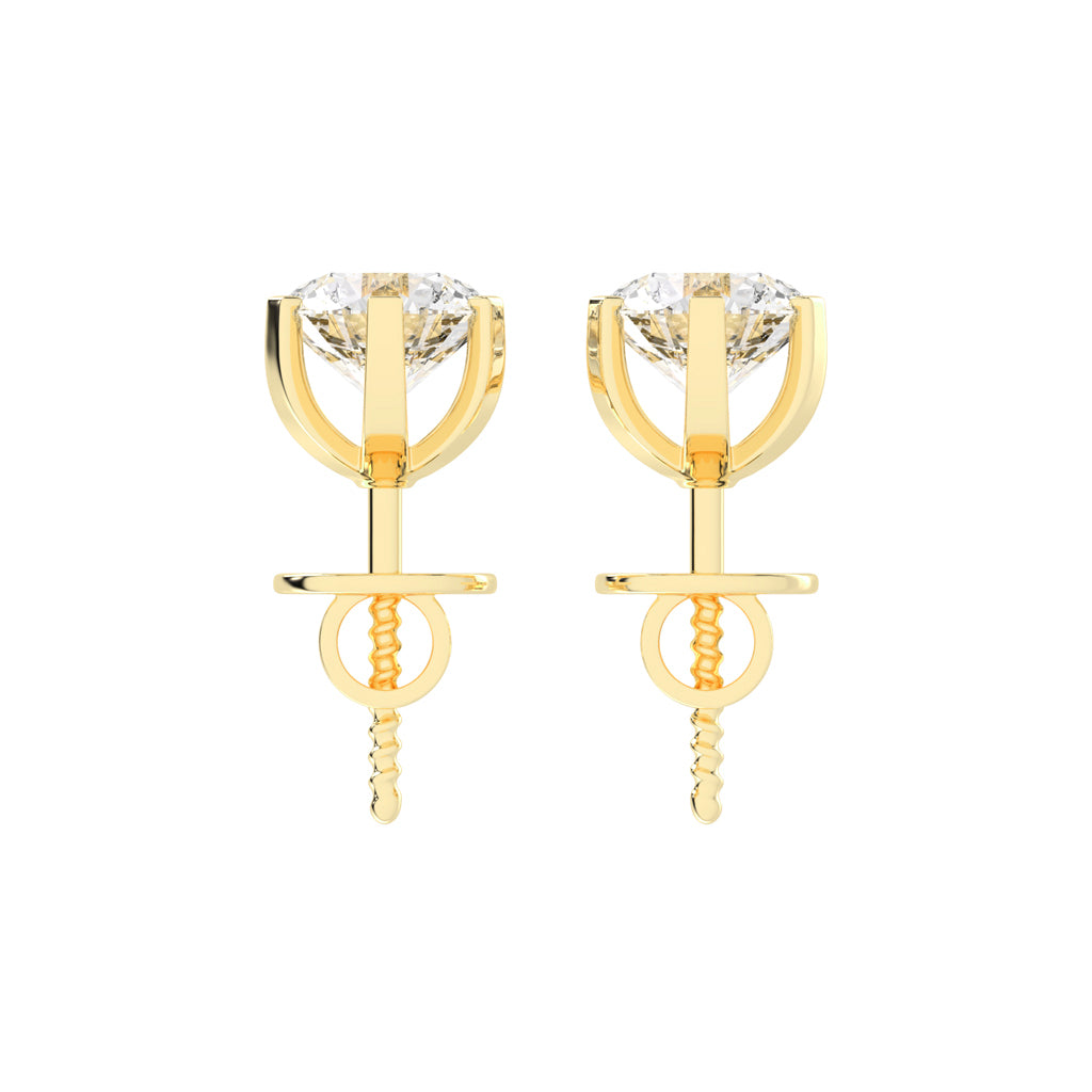 Vertex Sparkle Triangle Frame Earrings