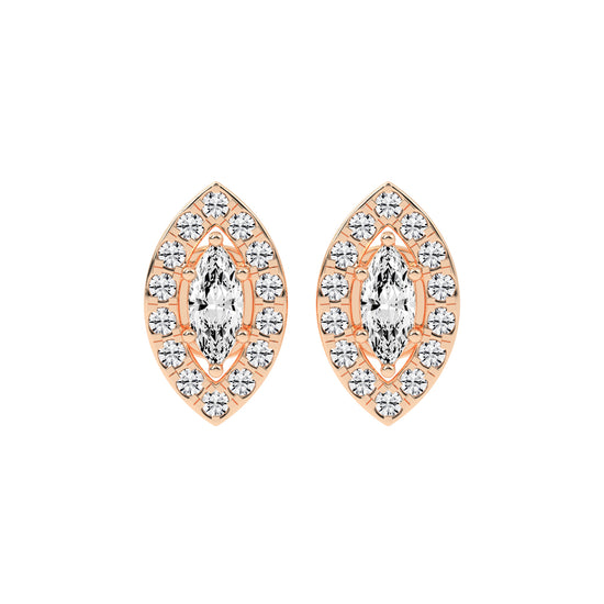 Aurora Bloom Marquise Statement Earrings
