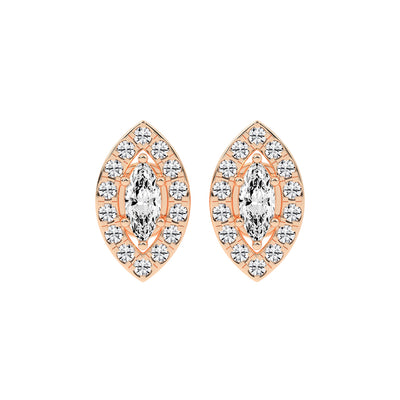 Aurora Bloom Marquise Statement Earrings