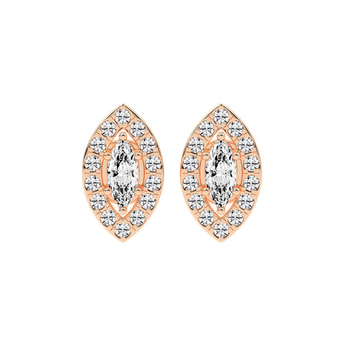 Aurora Bloom Marquise Statement Earrings