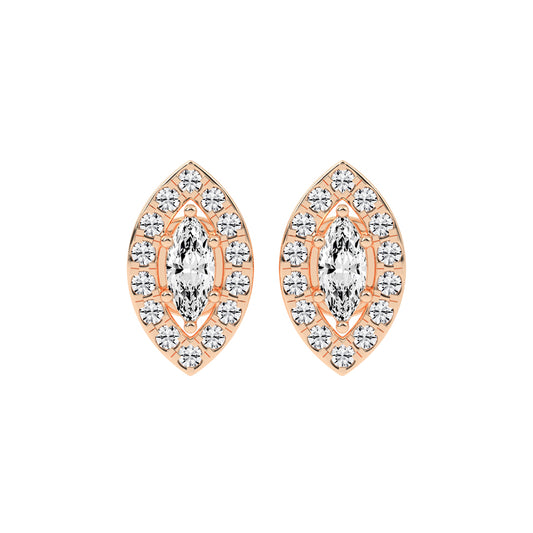 Aurora Bloom Marquise Statement Earrings