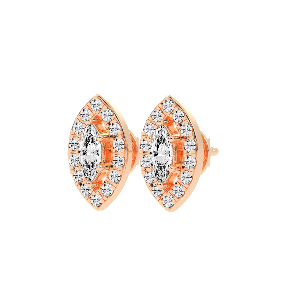 Aurora Bloom Marquise Statement Earrings