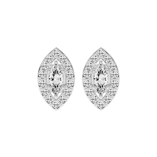 Aurora Bloom Marquise Statement Earrings