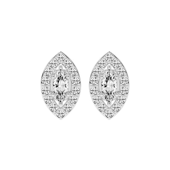 Aurora Bloom Marquise Statement Earrings