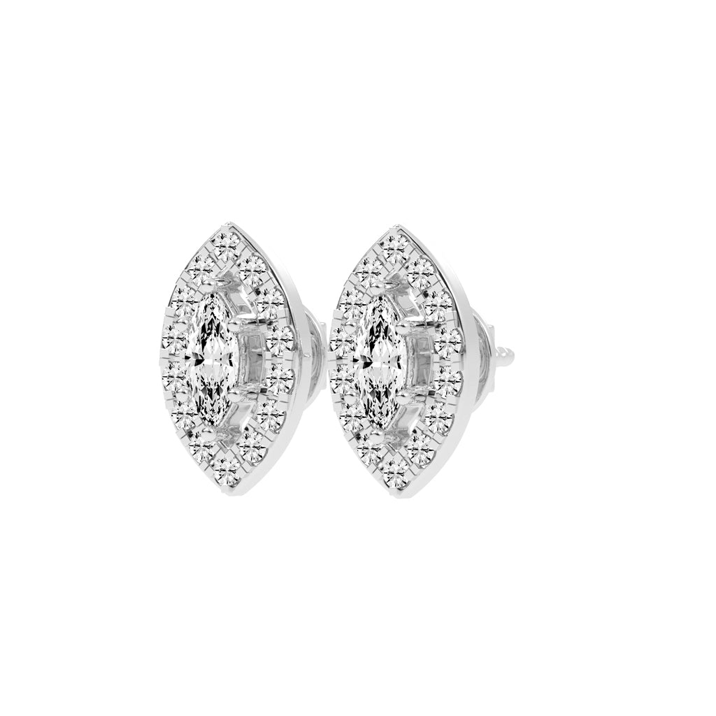 Aurora Bloom Marquise Statement Earrings