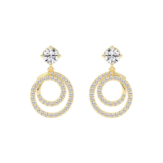 Orbiting Radiance Drop Earrings